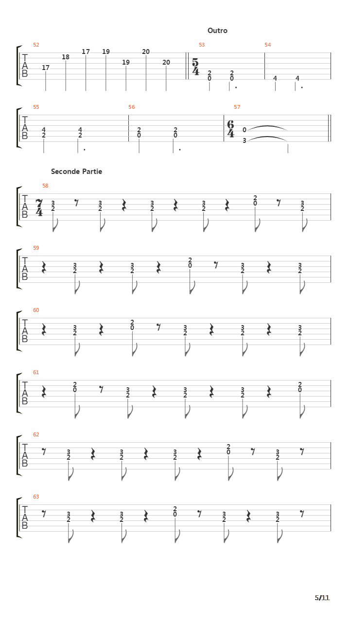 Level Five吉他谱