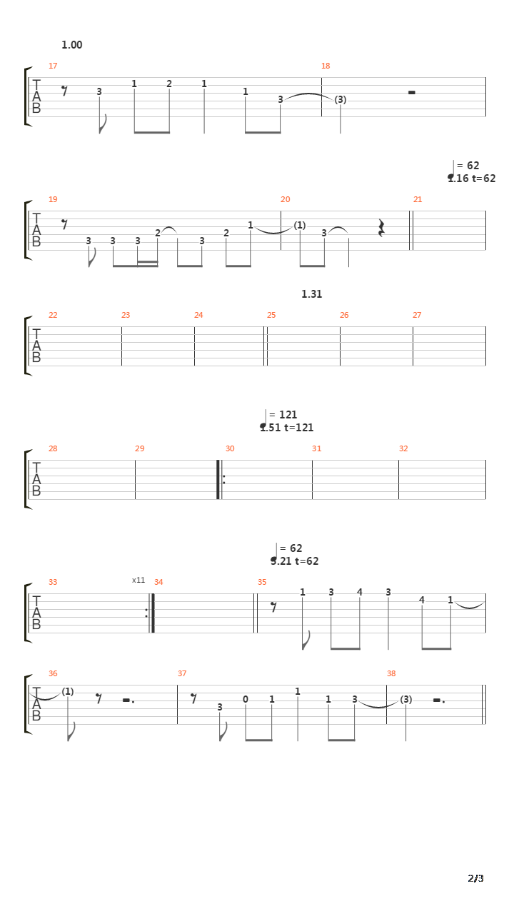 The Letters吉他谱