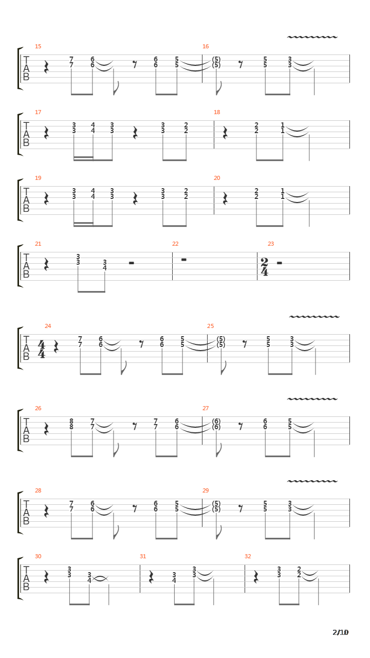 Vrooom吉他谱