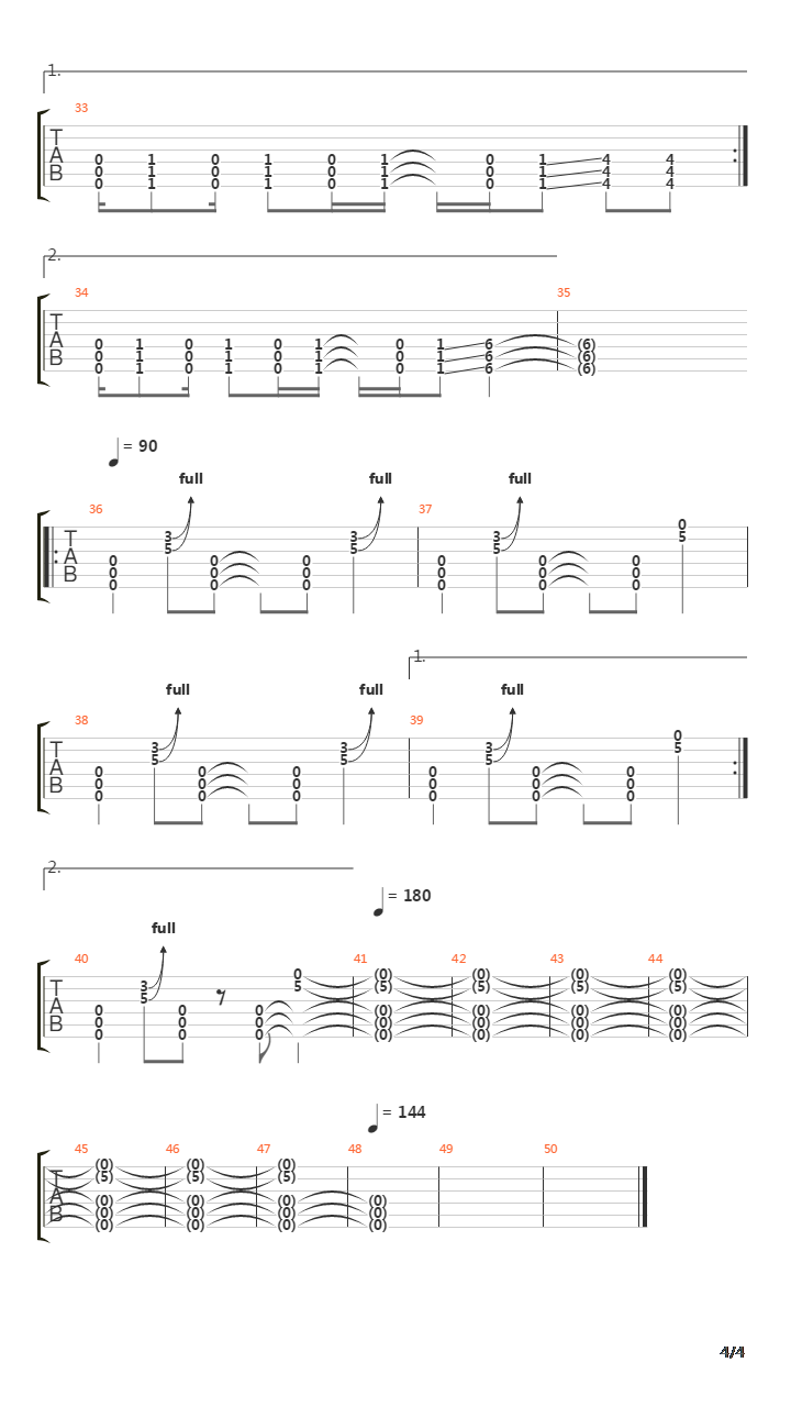 Brackish吉他谱