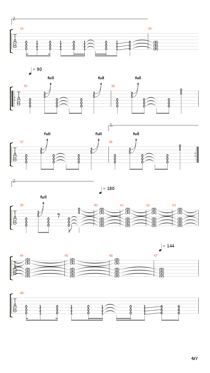 Brackish吉他谱