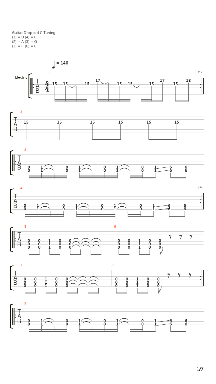 Brackish吉他谱