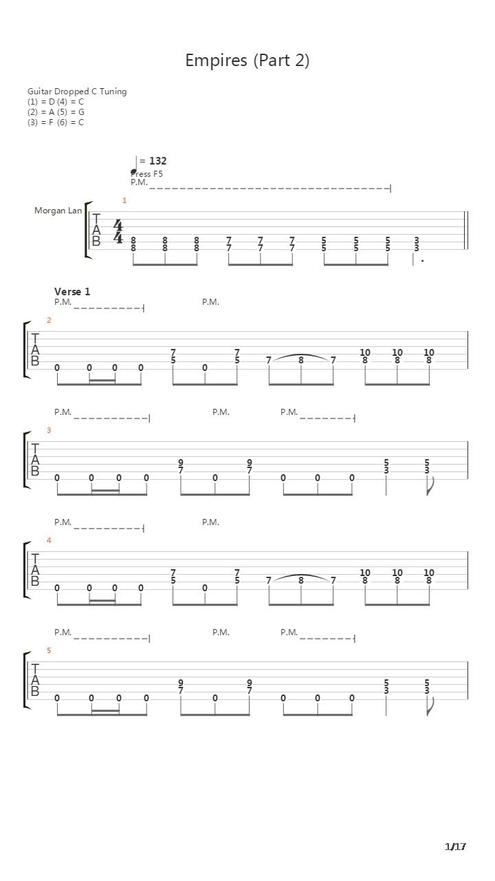 Empires Part 2吉他谱