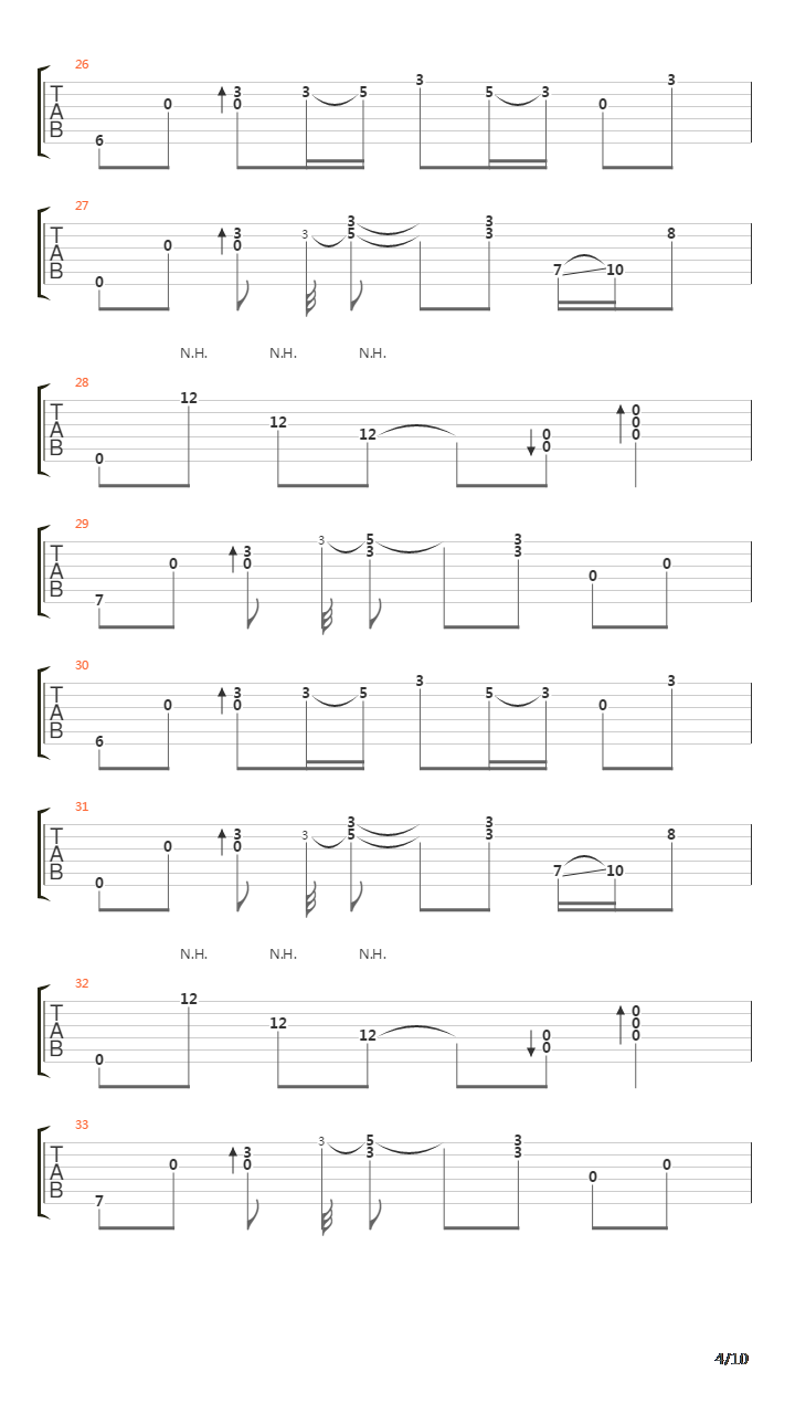 Trilogie吉他谱