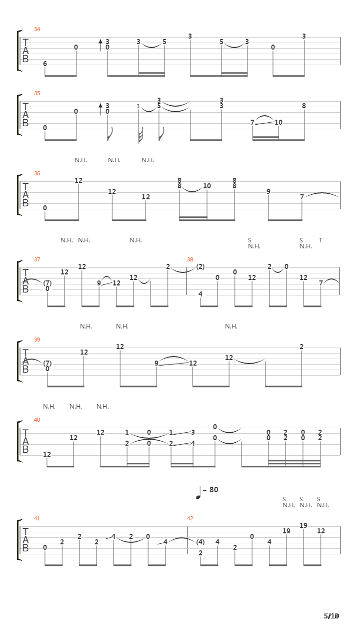 Trilogie吉他谱