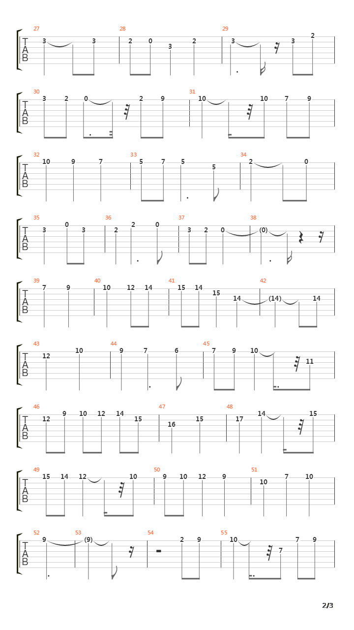 Bt吉他谱