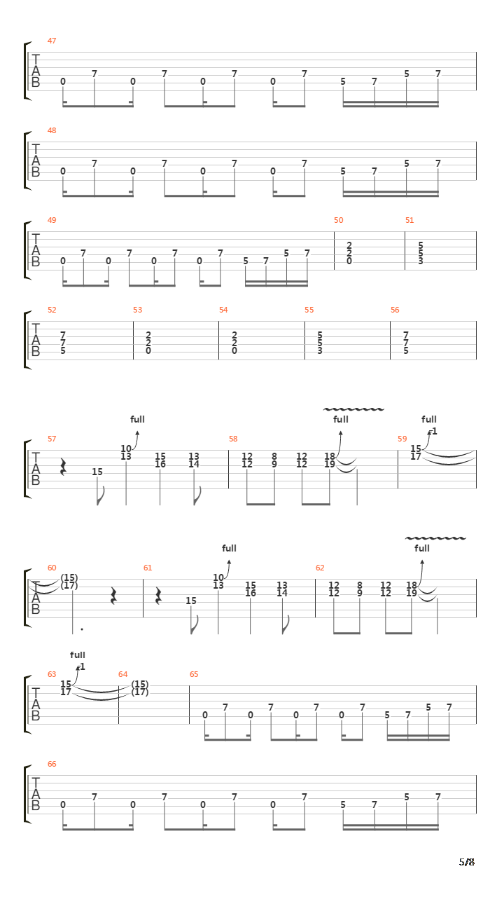 撃破(Gekiha)吉他谱