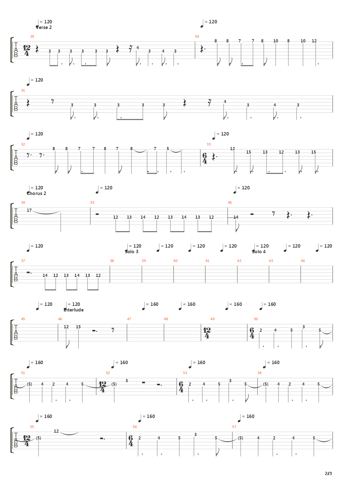 Arrival吉他谱