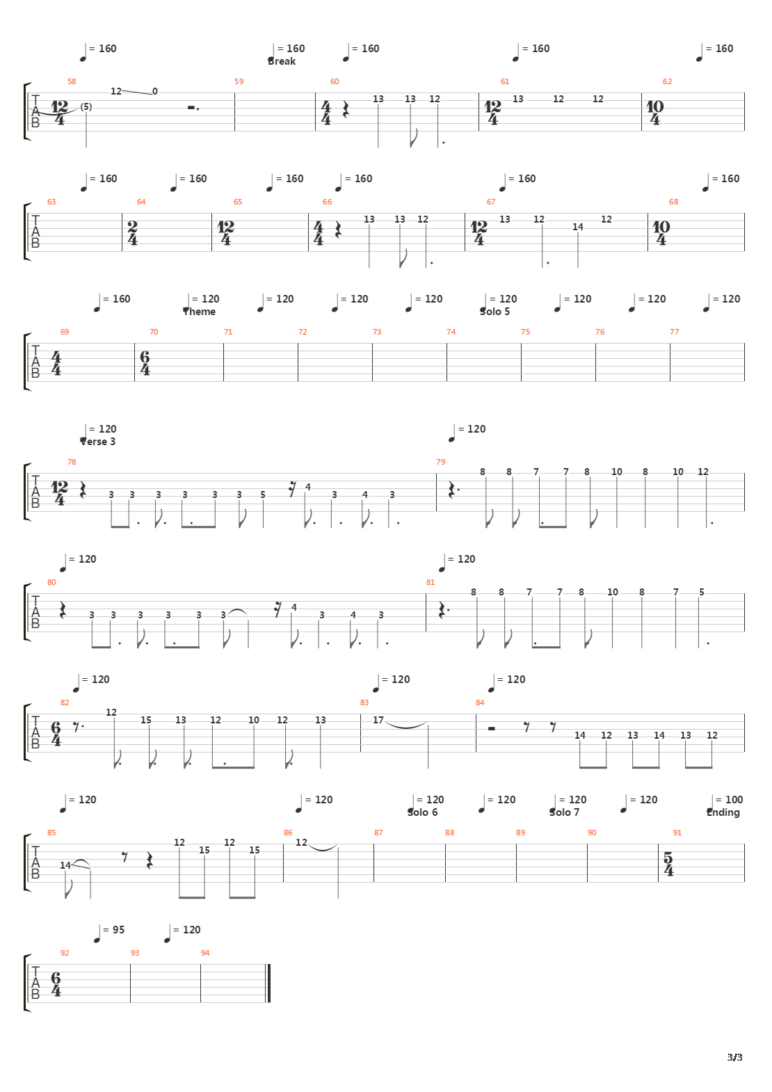 Arrival吉他谱