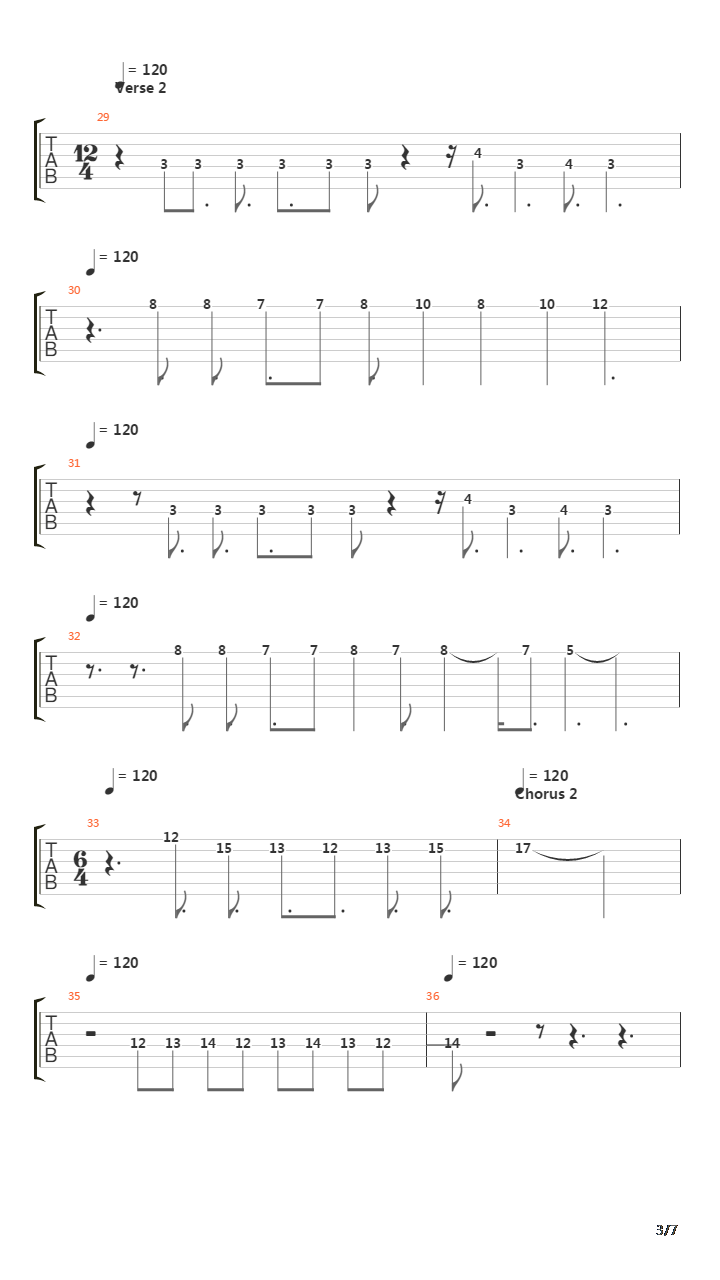 Arrival吉他谱