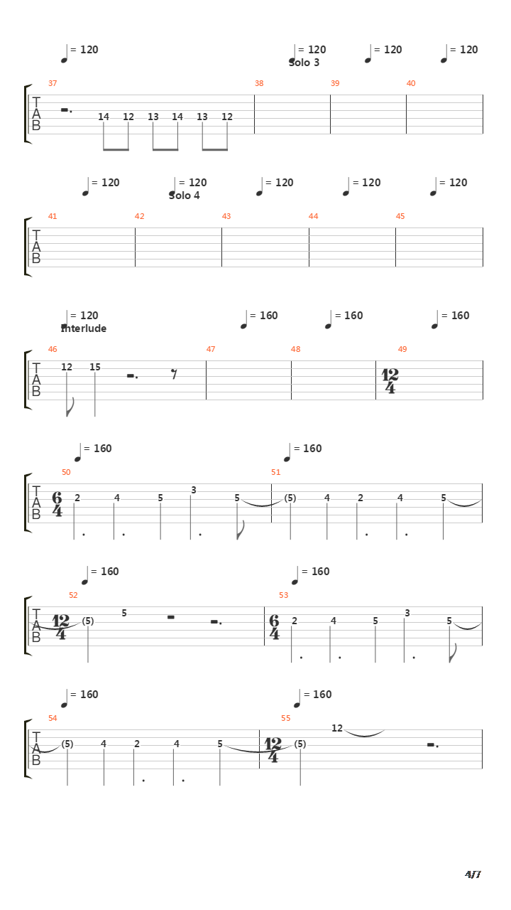 Arrival吉他谱