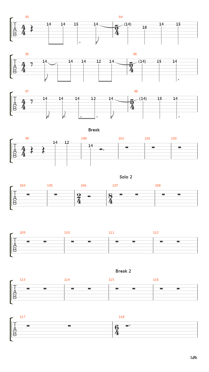 The 7th Day Of July 1777吉他谱