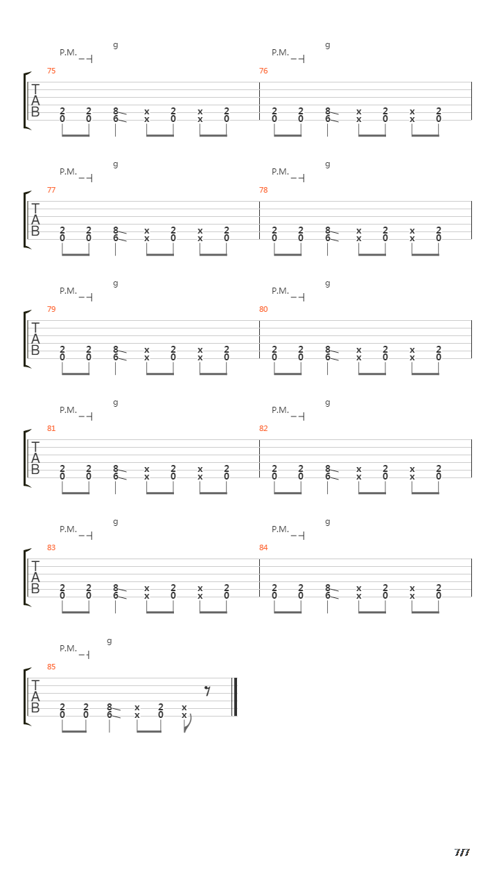 Deity吉他谱