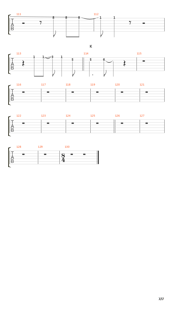 Embryo吉他谱