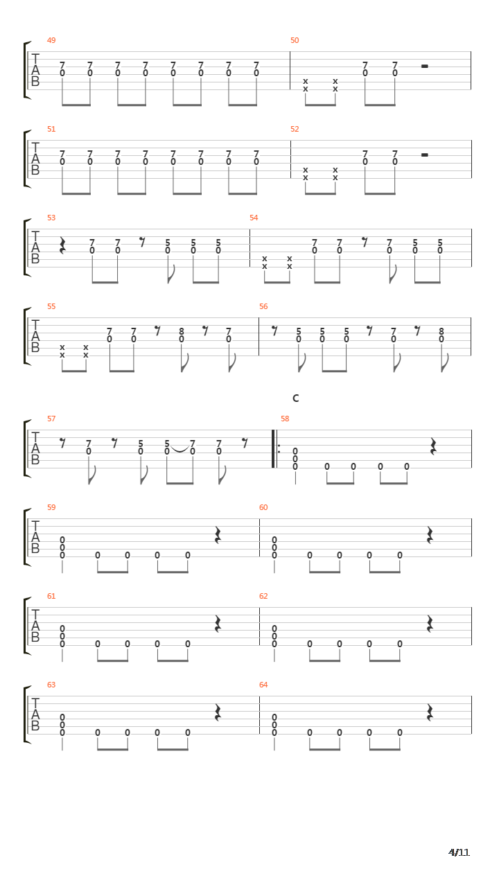 Hades吉他谱