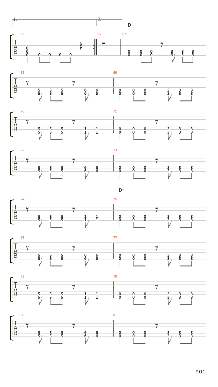 Hades吉他谱