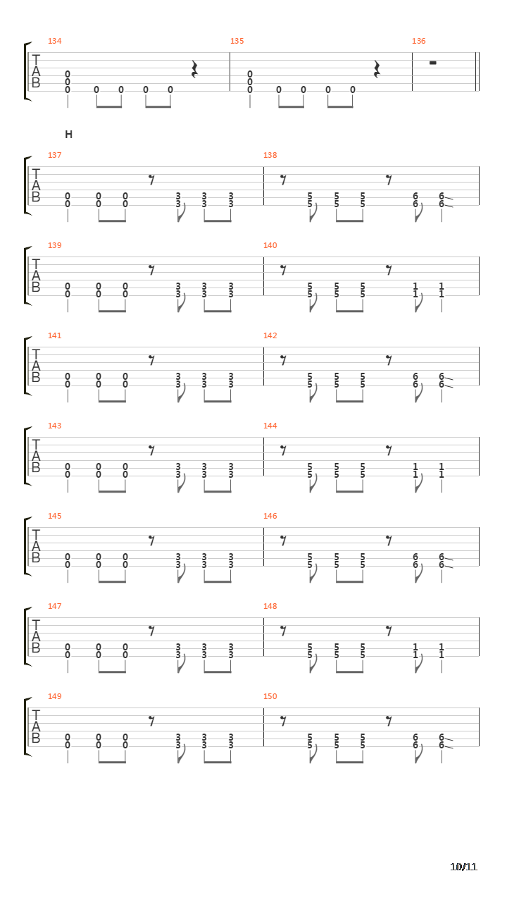 Hades吉他谱