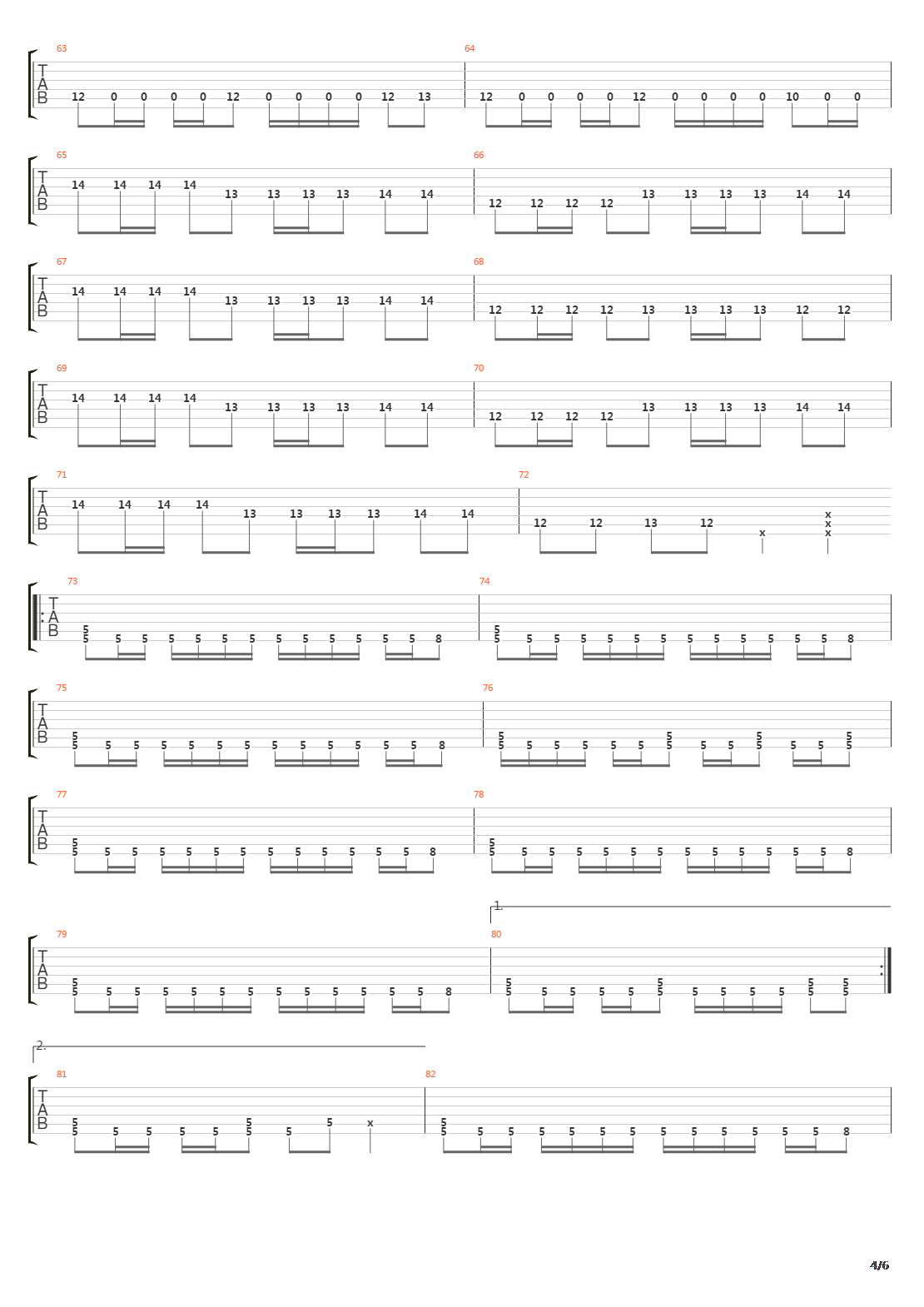 Kigan(鬼眼)吉他谱