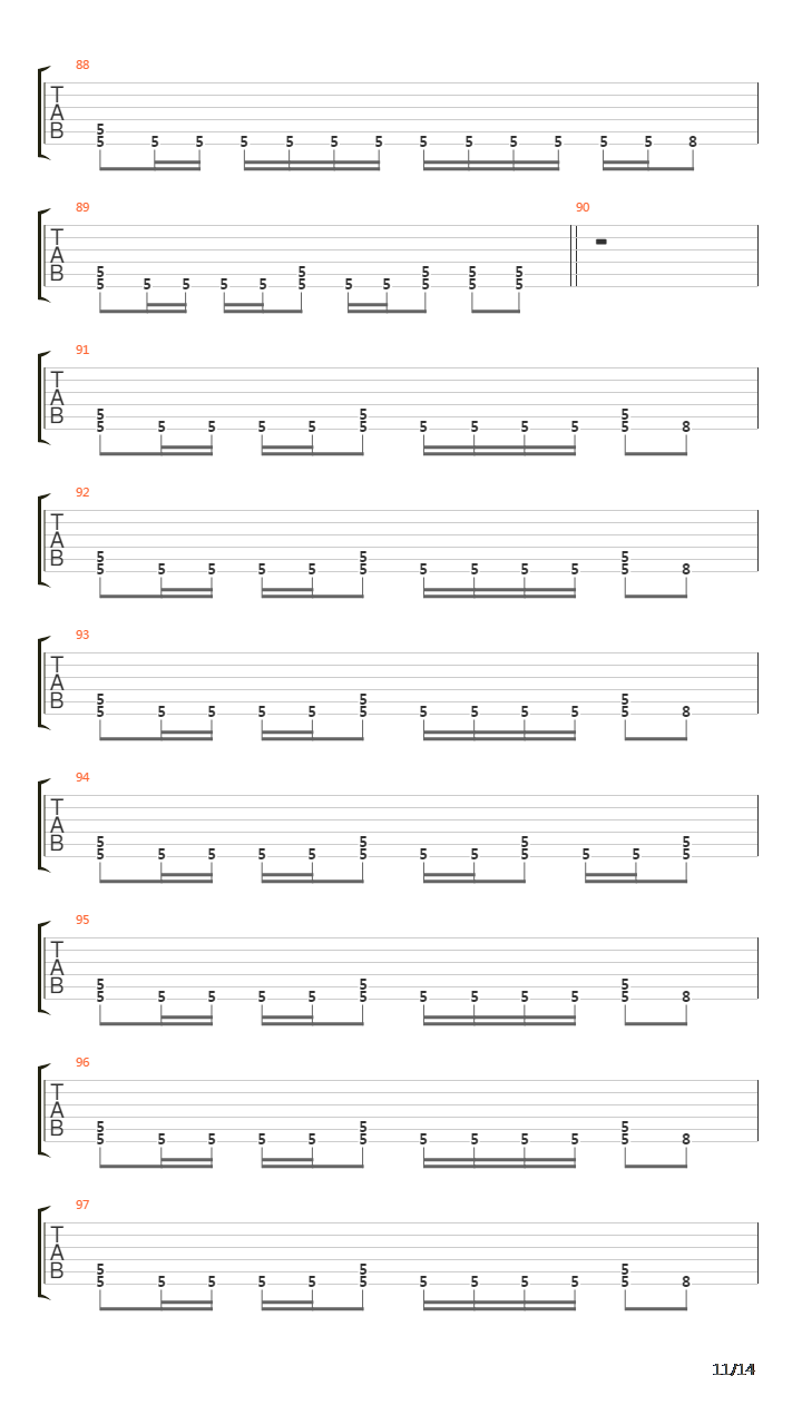 Kigan(鬼眼)吉他谱