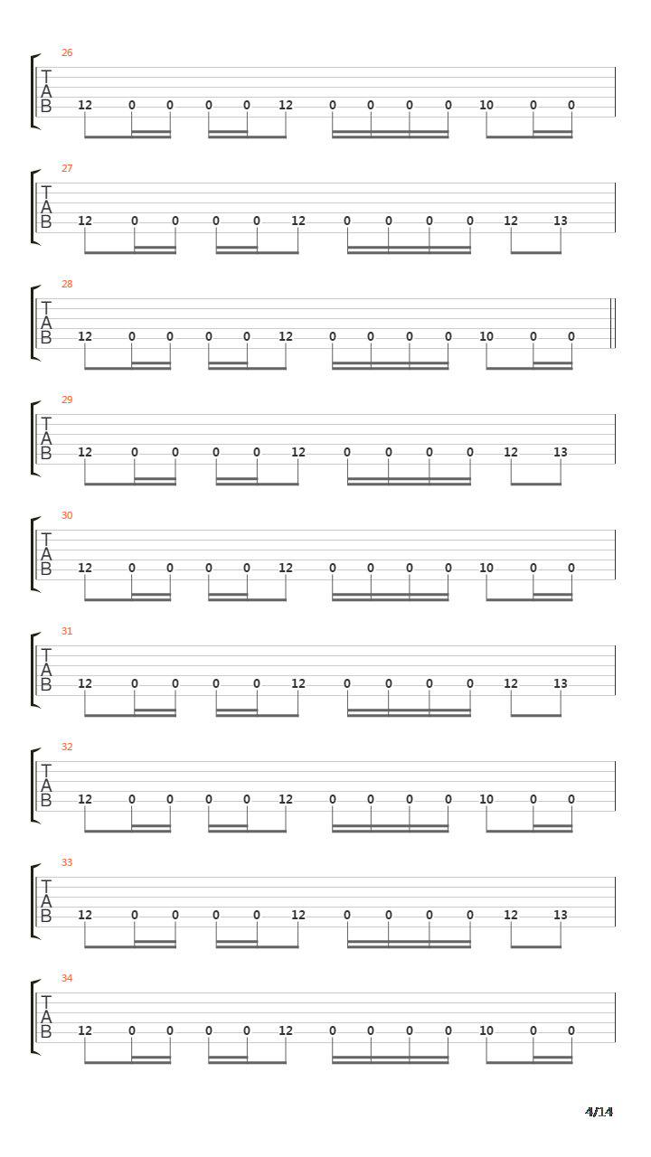 Kigan(鬼眼)吉他谱