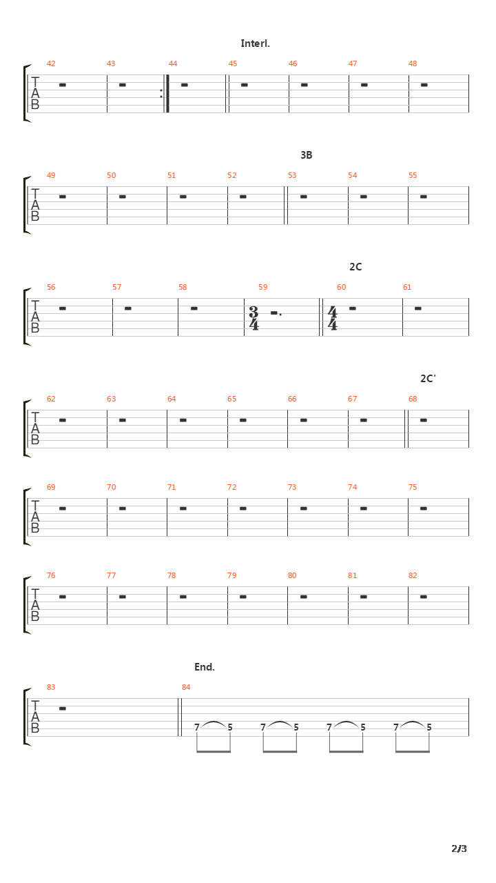 Kodou(鼓动)吉他谱