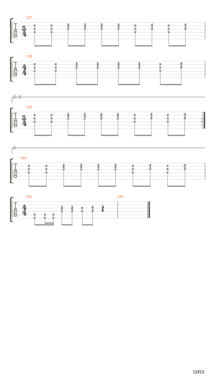 Myaku(脈 脉)吉他谱