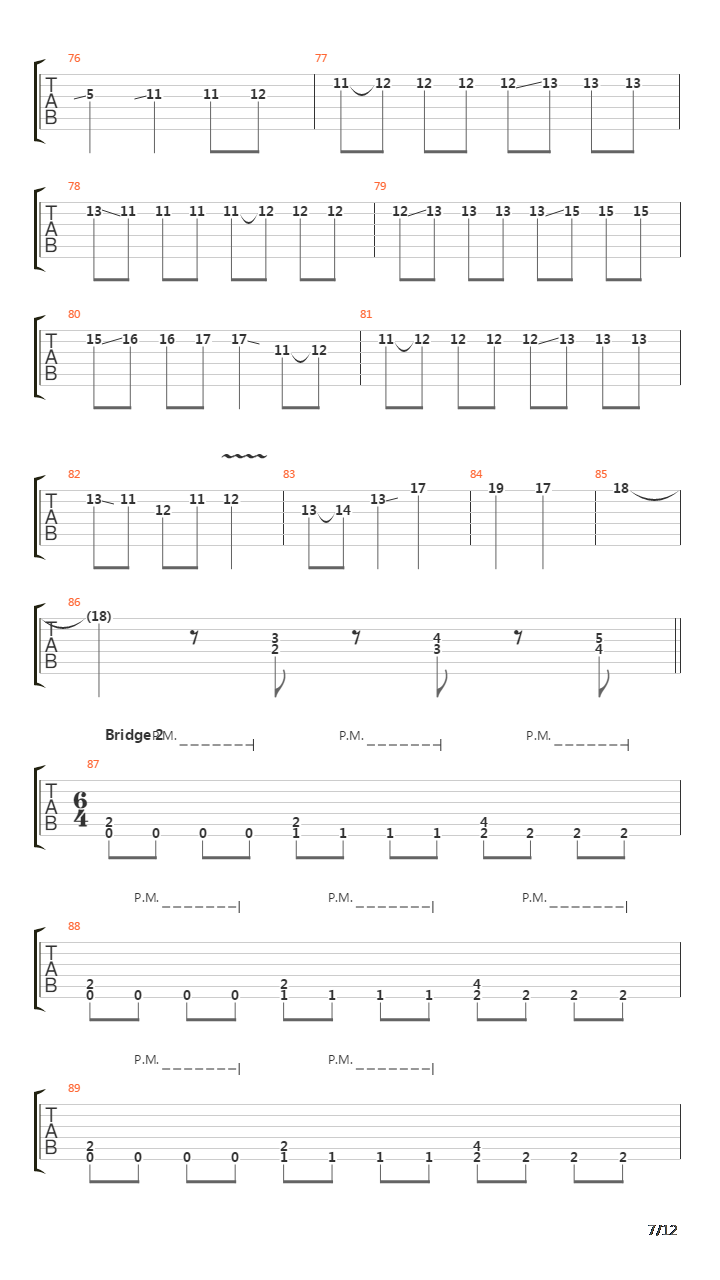 Myaku(脈 脉)吉他谱