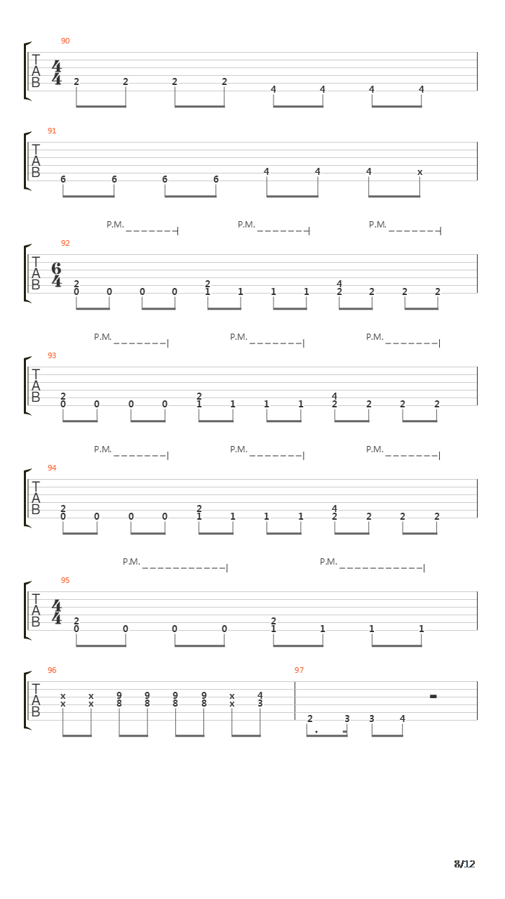 Myaku(脈 脉)吉他谱