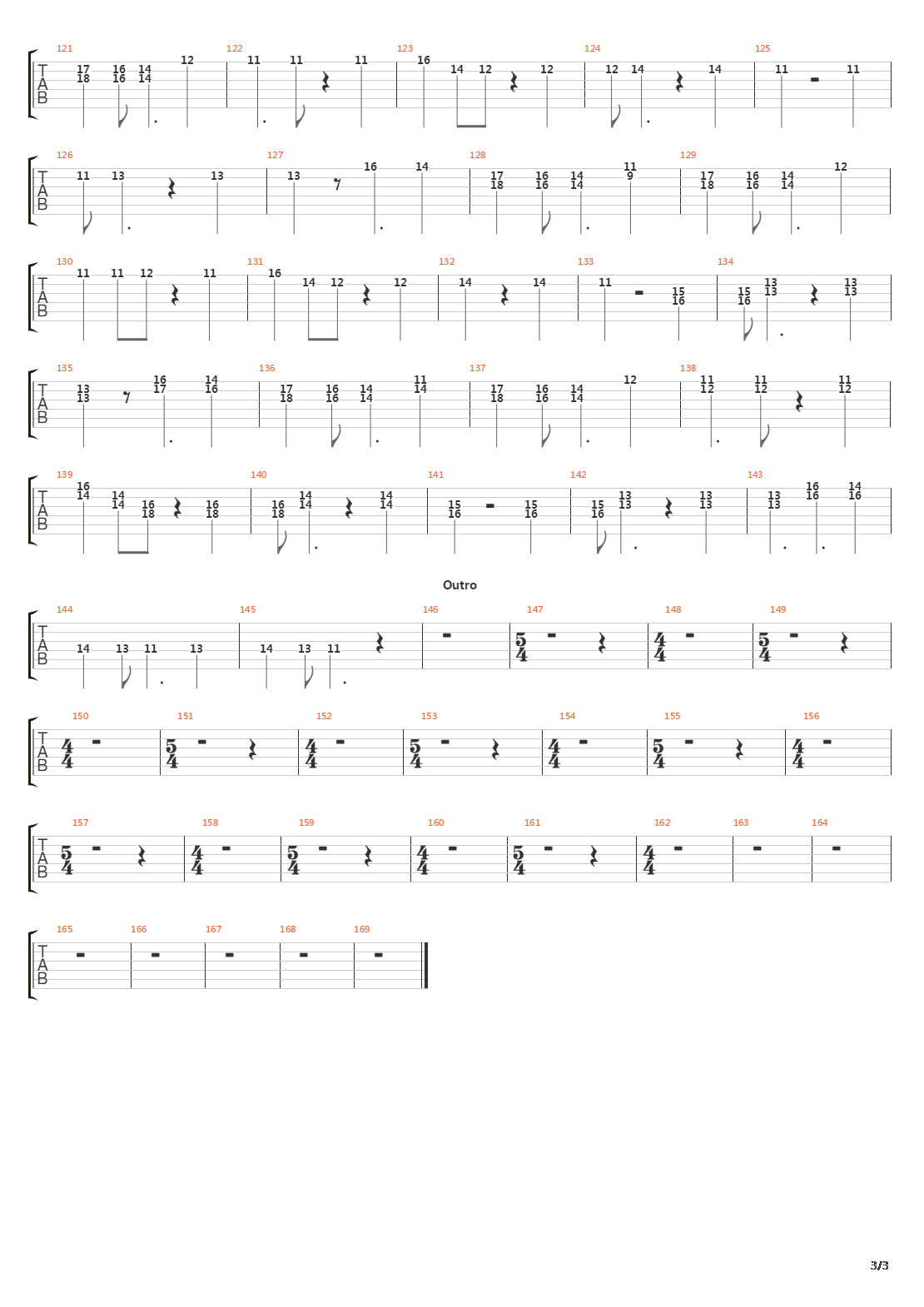 Myaku(脈 脉)吉他谱