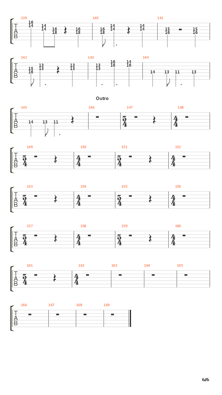 Myaku(脈 脉)吉他谱