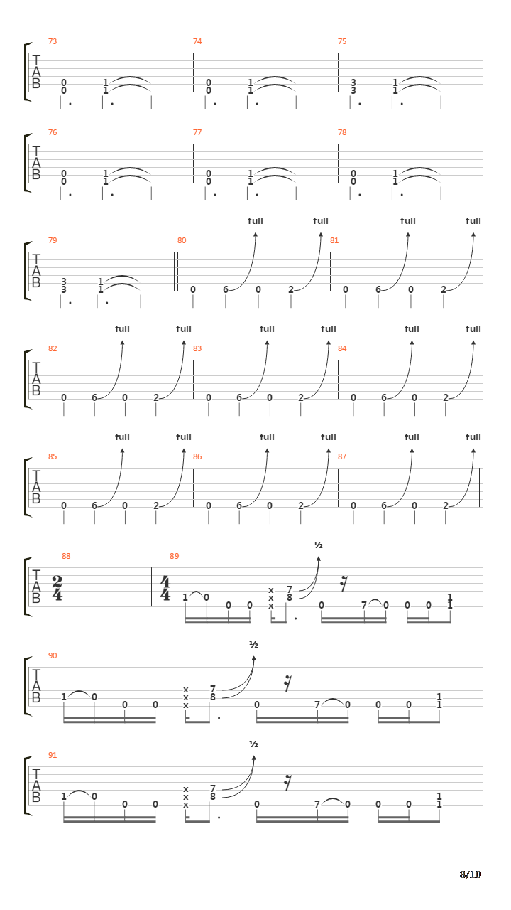 Repetition Of Hatred吉他谱