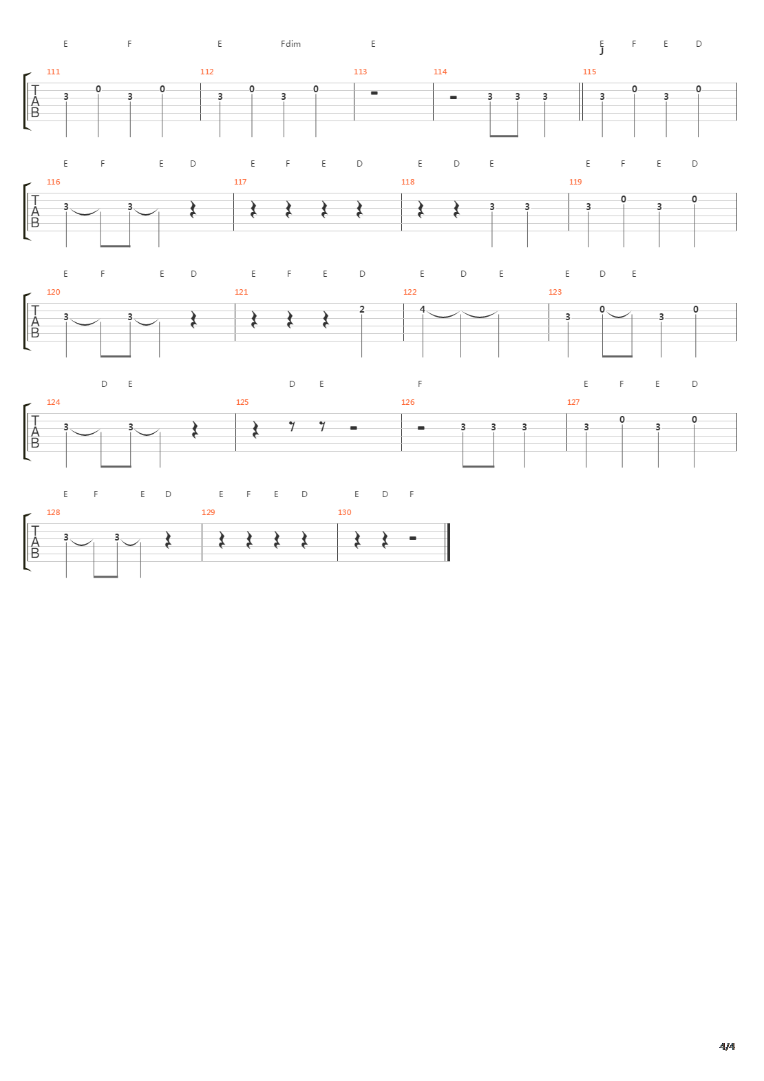 saku(朔)吉他譜