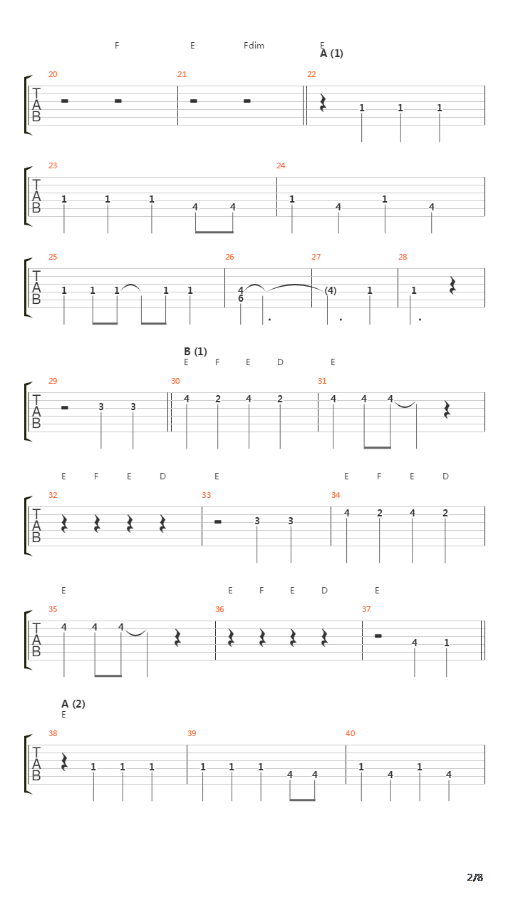 Saku(朔)吉他谱