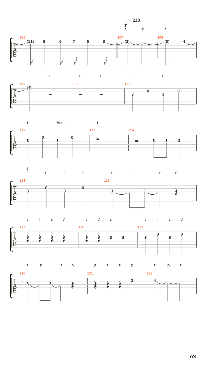 Saku(朔)吉他谱