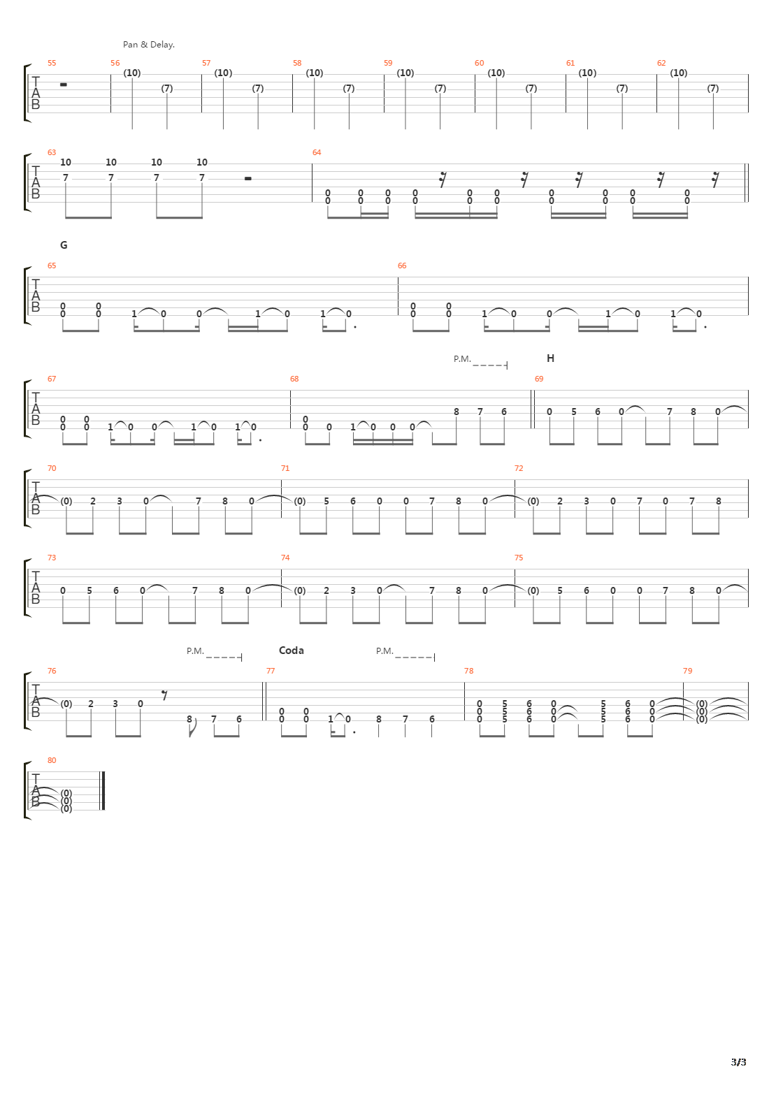 The Iii D Empire吉他谱