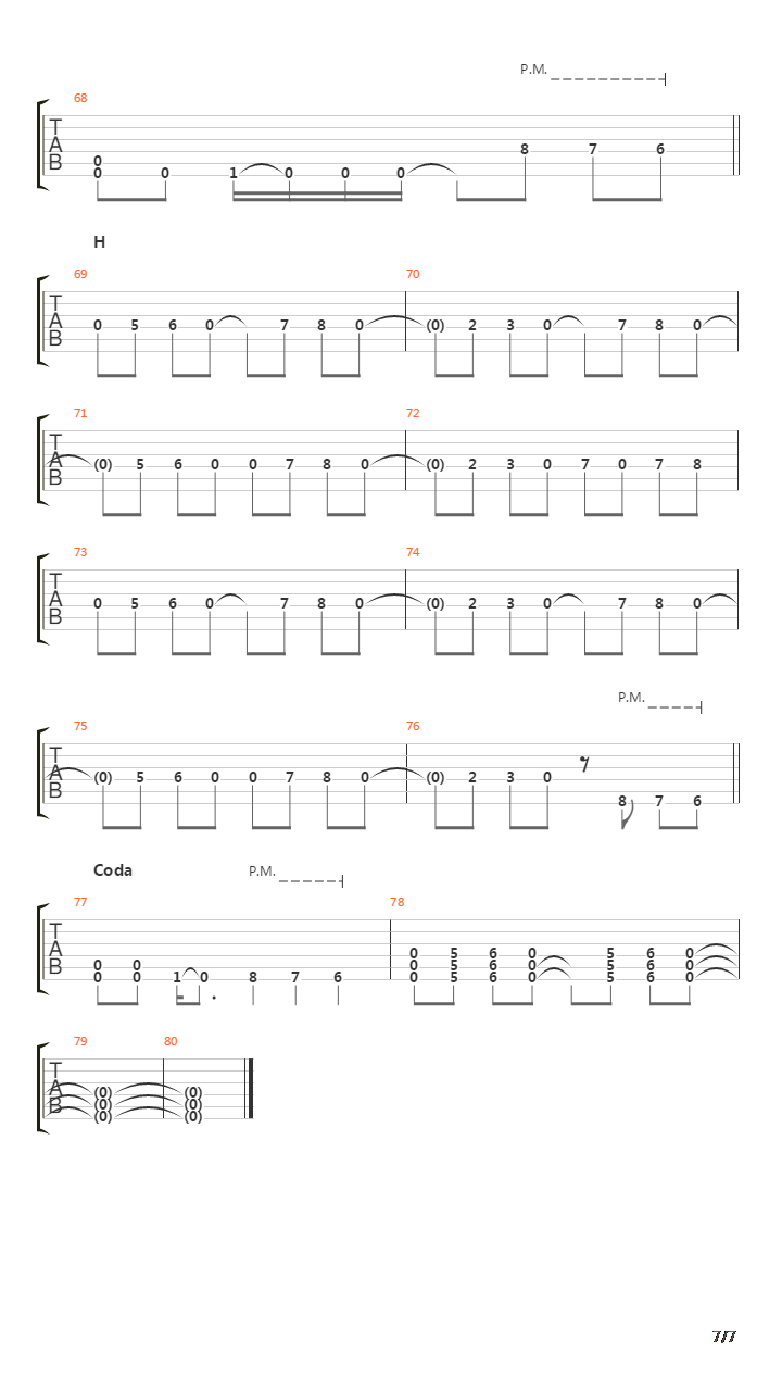 The Iii D Empire吉他谱