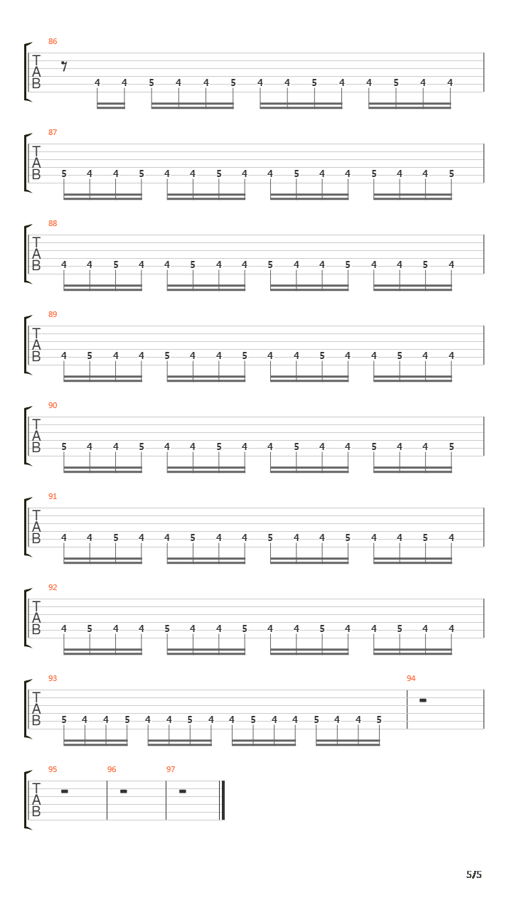 The Iii D Empire吉他谱