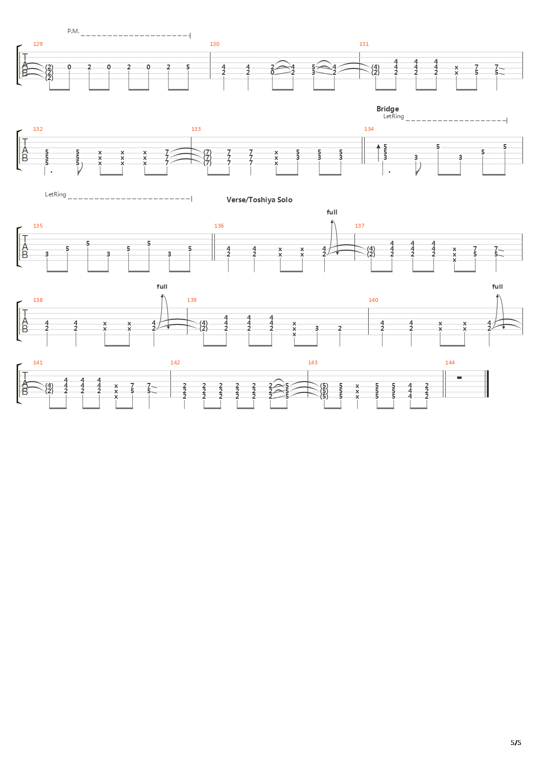 Toguro(蜷局)吉他谱