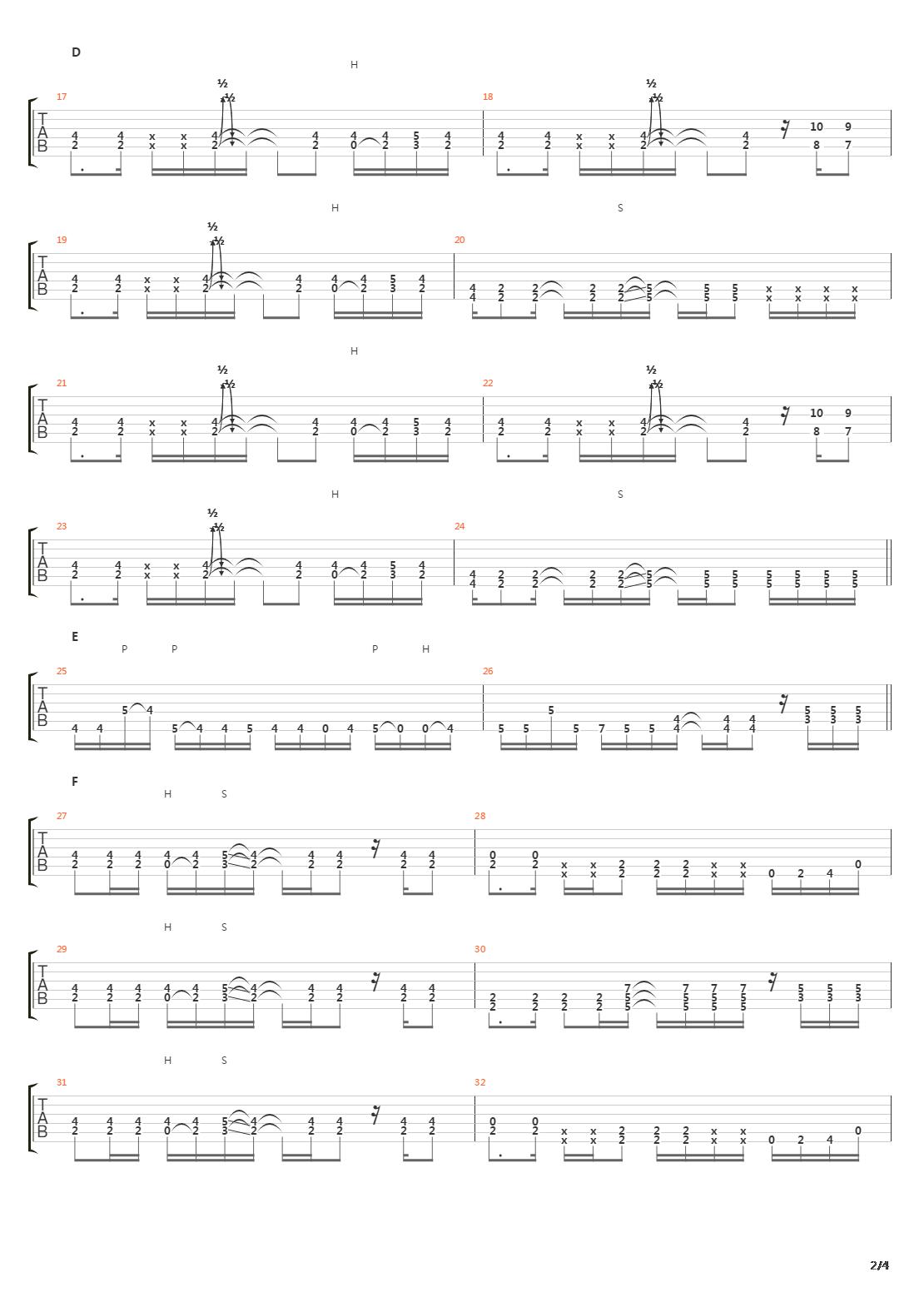 Toguro(蜷局)吉他谱