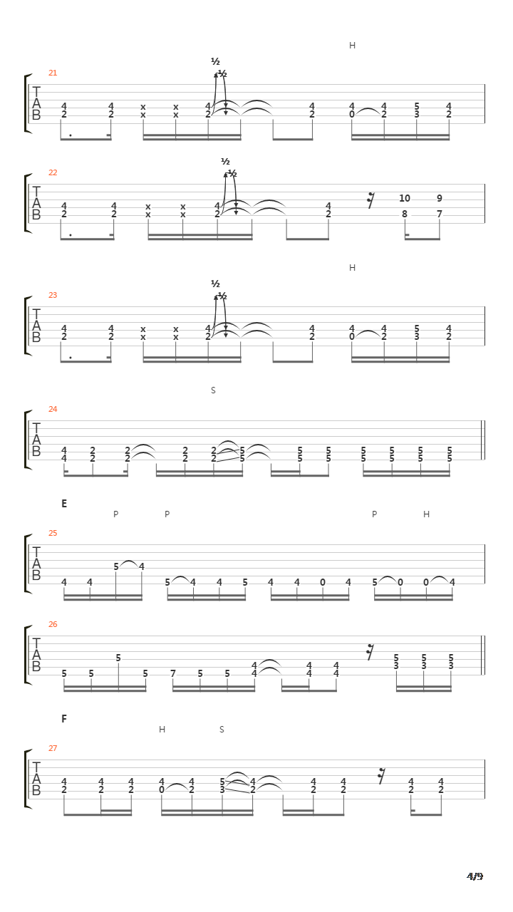 Toguro(蜷局)吉他谱