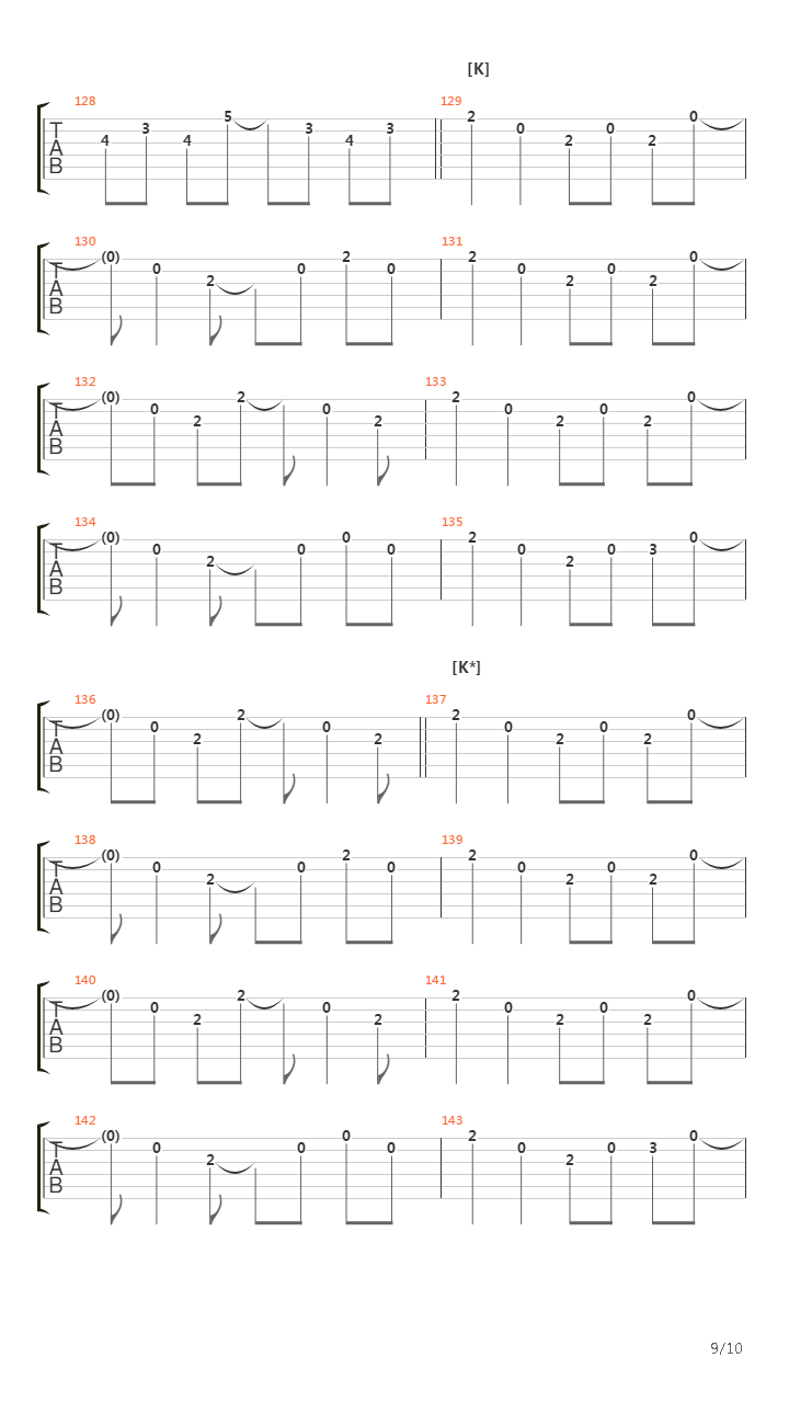 予感吉他谱