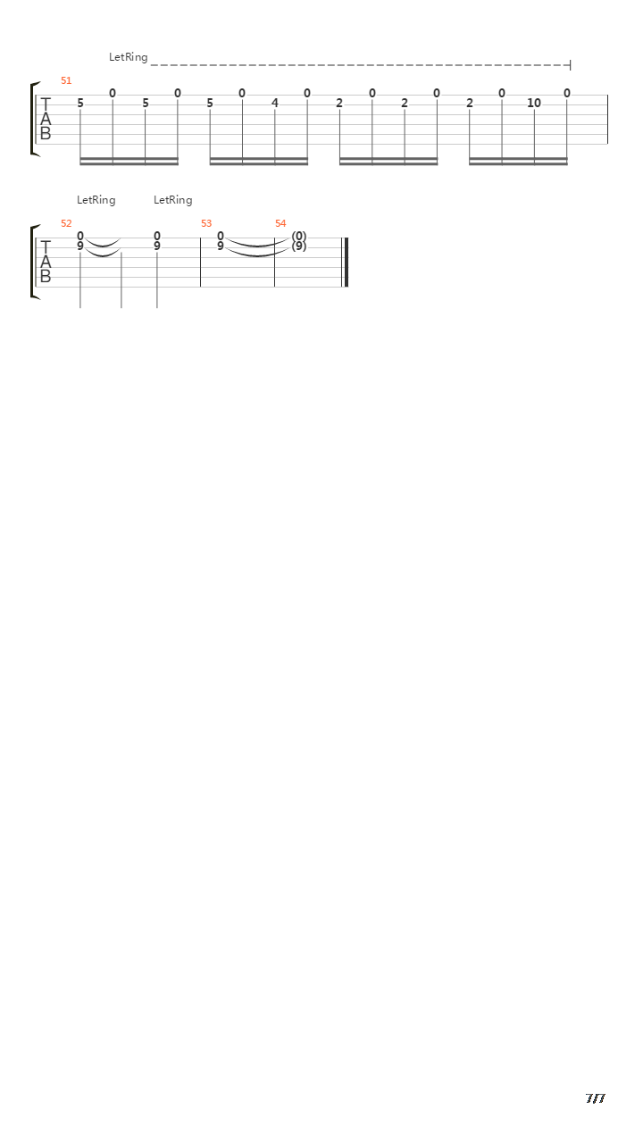 Notion吉他谱