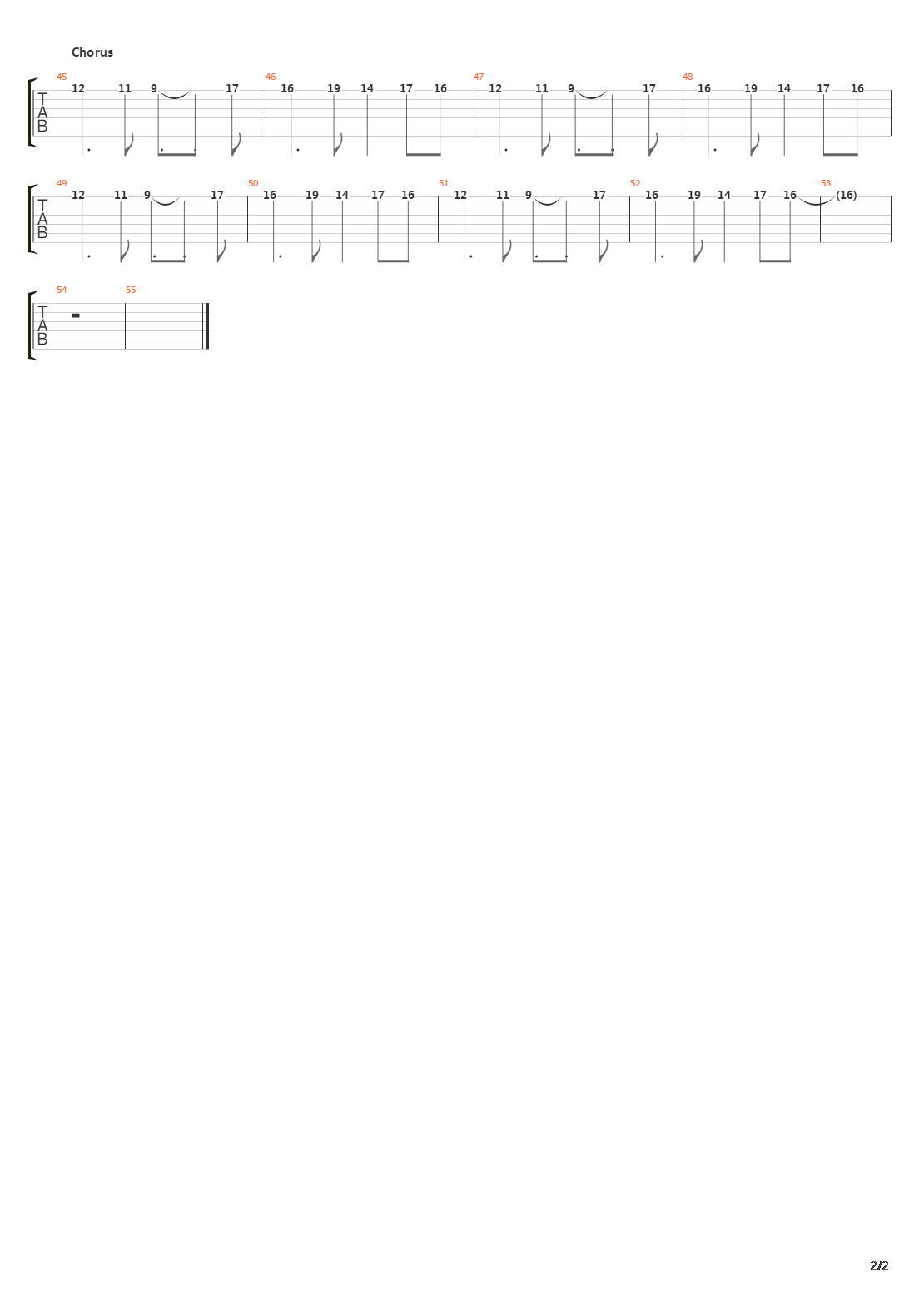 Notion吉他谱