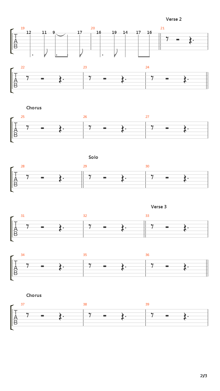 Notion吉他谱