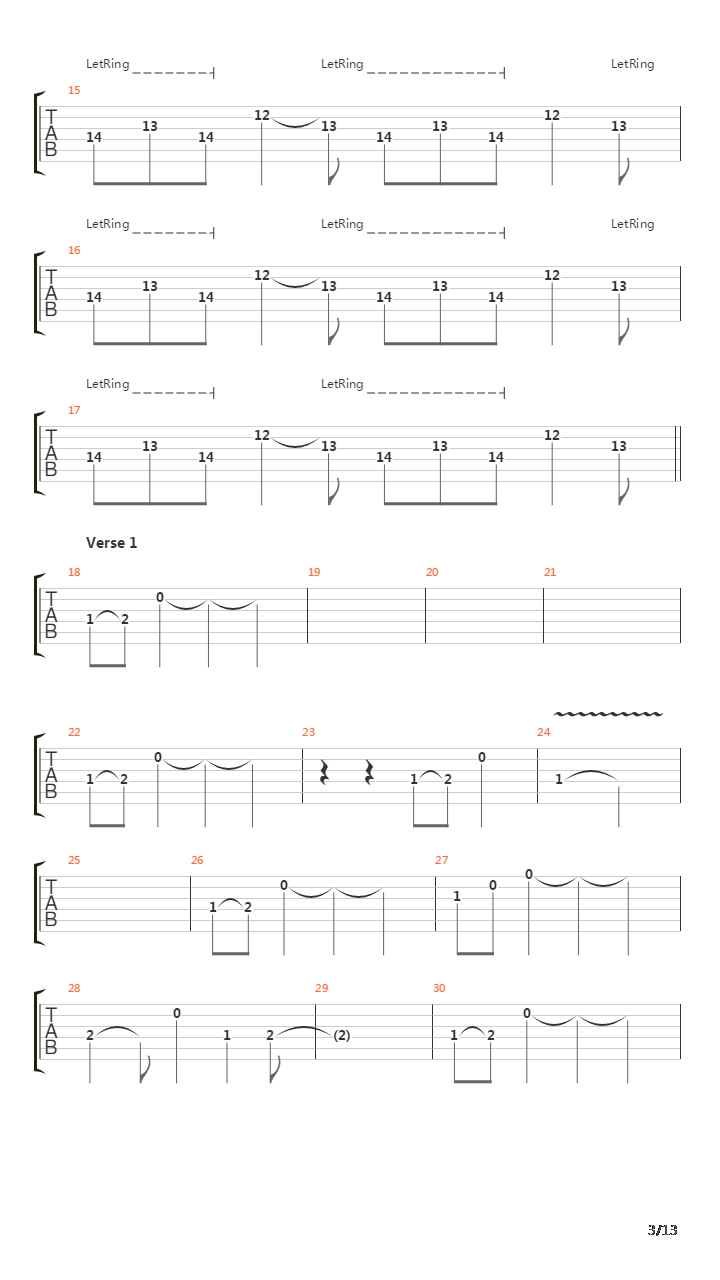 Pyro吉他谱