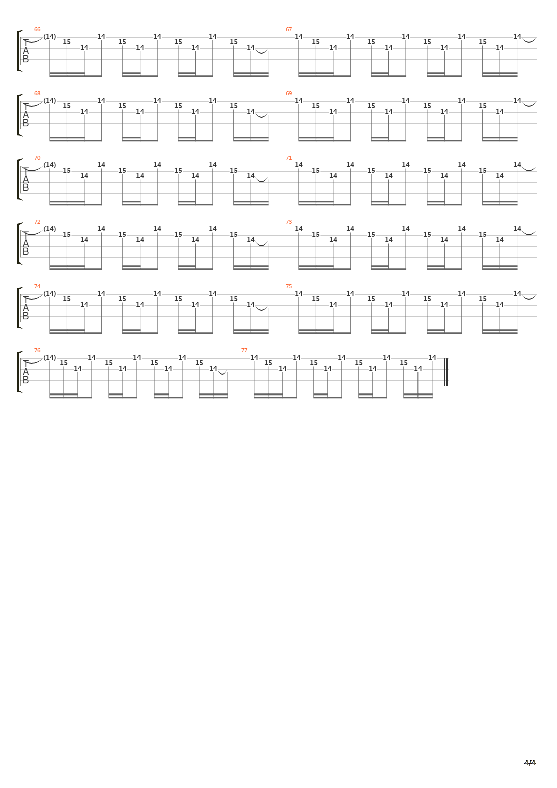 Ragoo吉他谱