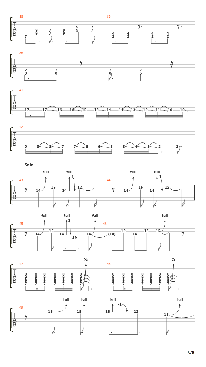 Spiral Staircase吉他谱