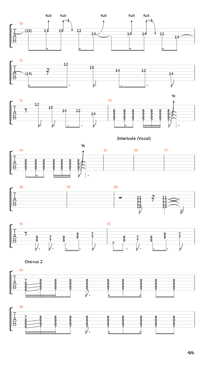 Spiral Staircase吉他谱