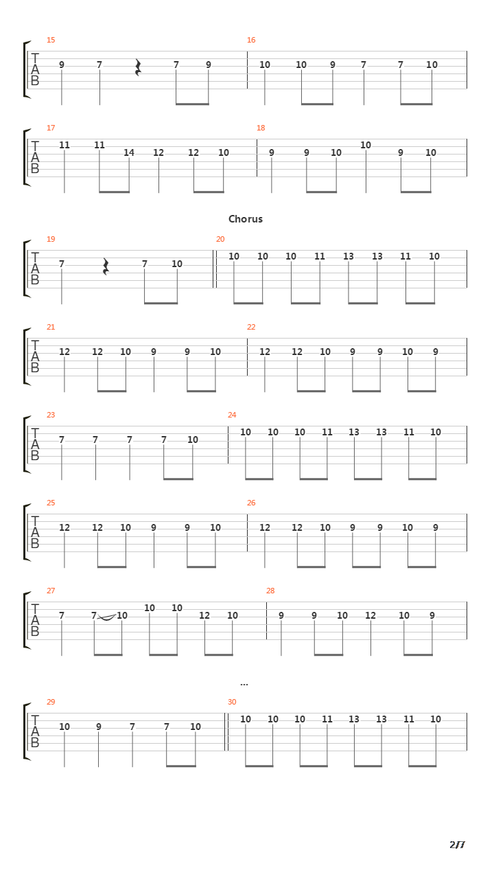 Metsmies吉他谱