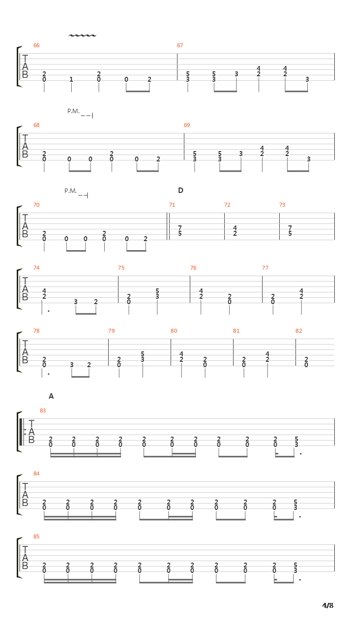 Old Tale吉他谱